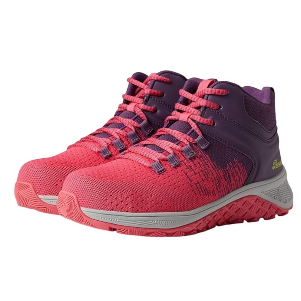 Thorogood Womens AST Mid Work Shoes US 10 M Pink Purple SR Boots NIB